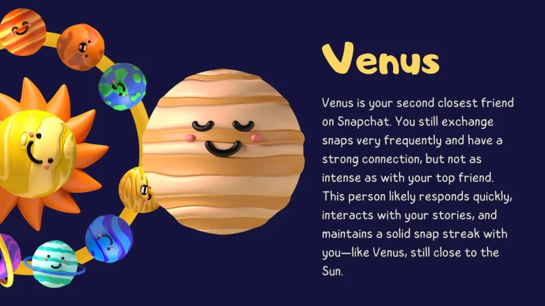 Venus Snapchat Planet Meanings
